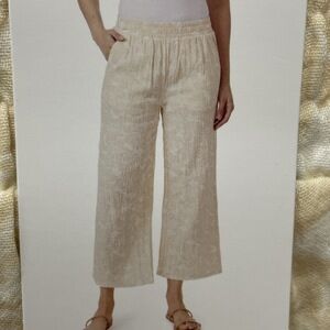 Hurley Women's XL Casual Pants Tan Cotton d1097